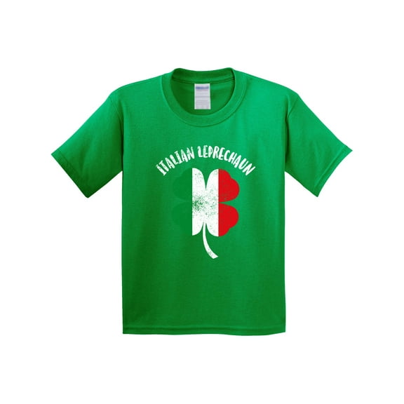 Inktastic Italian Leprechaun Youth T-Shirt