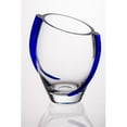 thumbnail image 1 of Vase en Verre avec Tourbillon Cobalt, 1 of 1