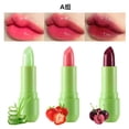 thumbnail image 3 of FAFAMON 3 colors aloe vera warm color changing jelly lipstick set lip care lasting non-stick moisturizing fruity lipstick, 3 of 5