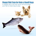 thumbnail image 3 of Juguete para gatos TOOGE Floppy Fish con SilverVine y Catnip, paquete de 2, 3 of 6