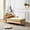 khaki, variant on Velvet Chaise Lounge with Hidden Storage / Keep Your Items Organized