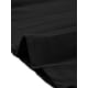 thumbnail image 5 of Vestido midi casual sin mangas con volantes para mujer Inspire Chic, cuello redondo, plisado, fluido, con cinturón, talla XL, negro, 5 of 6