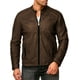 thumbnail image 2 of Chamarra Para Hombre Shendy Vendi Chaqueta Vinipiel Tipo Biker Chocolate Chica, 2 of 5
