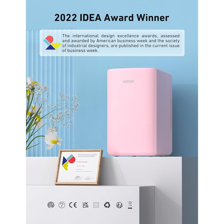 AstroAI Mini Fridge, 6L Portable Cooler Warmer for Skincare