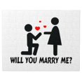 thumbnail image 3 of CafePress - Marry Me Greeting Cards - Greeting Card, Blank Inside Glossy, 3 of 4