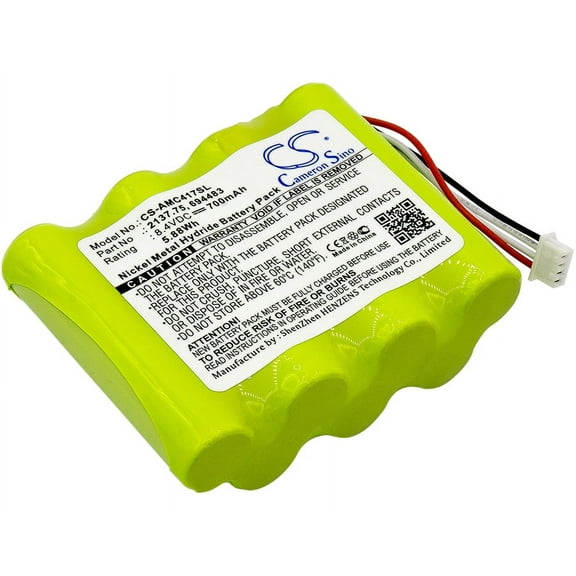 700mAh 2137.75, 694483 Battery for AEMC 6417, PEL 102, PEL 103 Ground Tester