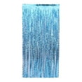 thumbnail image 5 of comerut 5Pcs Wavy Tinsel Foil Fringe Curtains Vibrant Color Sparkling Hanging Door Curtains Backdrop Photography Props, 5 of 8