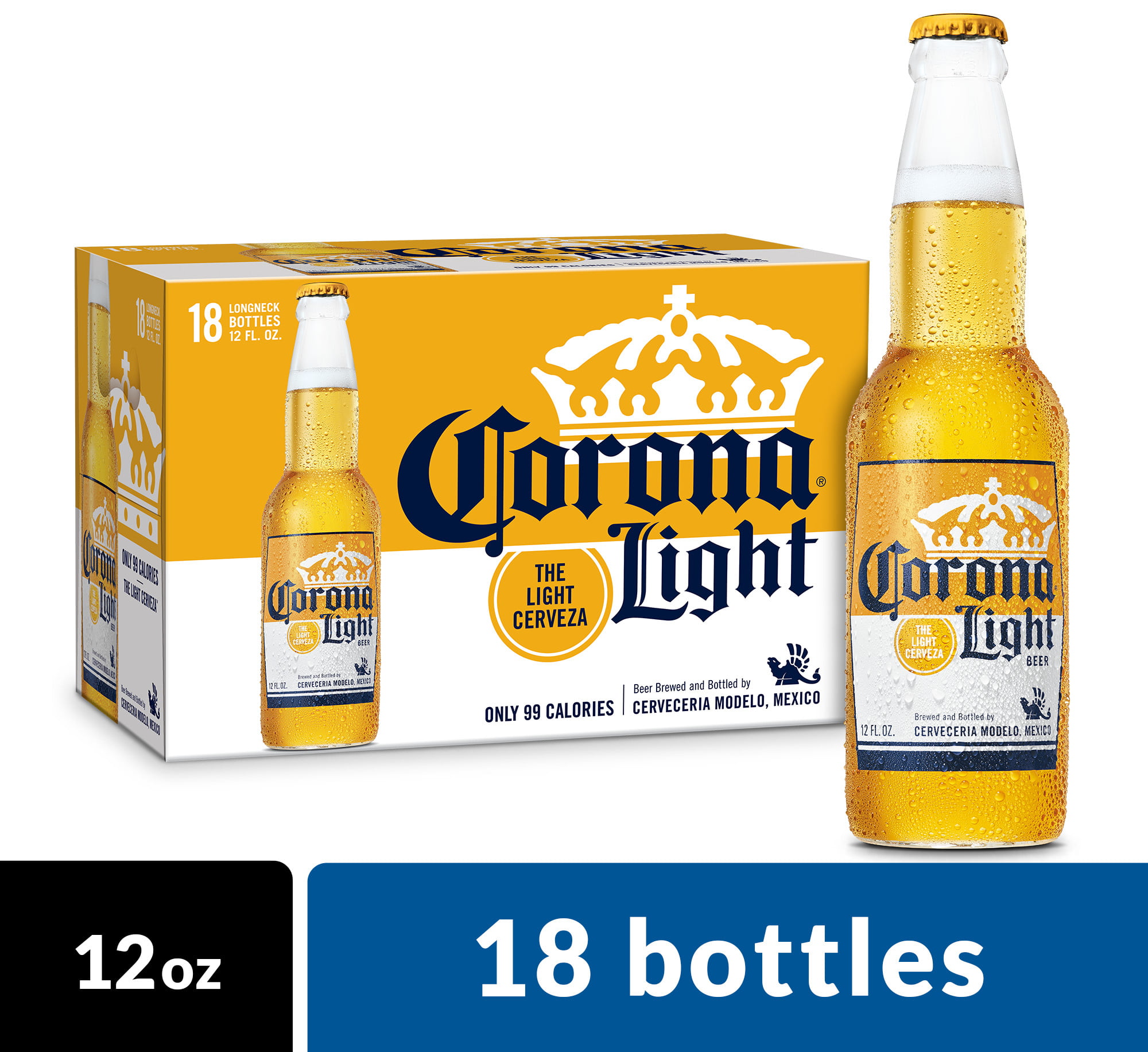 Corona Light Lager Beer – 18pk/12 fl oz Bottles – BrickSeek