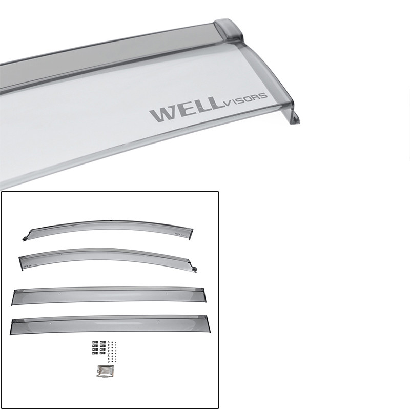 WELLVISORS 20172018 Chrysler Pacifica Rain Guards Wind Deflectors
