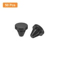 thumbnail image 3 of Uxcell 50pack Silicone Plugs, Rubber Round Snap in Locking Hole Plugs Waterproof Hole Plug for 6-7mm Hole, Black, 3 of 6