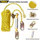 thumbnail image 2 of Arnés de seguridad Yubisec con línea de vida de 15 m y kit de cuerda con ganchos, 2 of 7