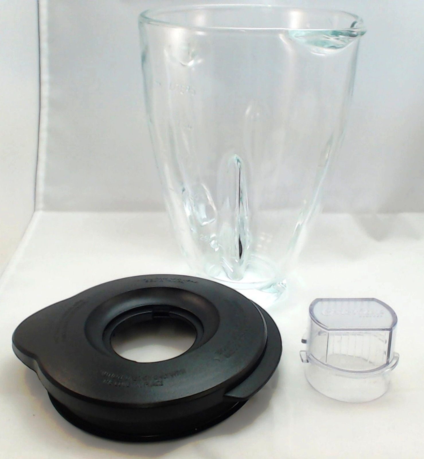 Sunbeam Oster Blender Jar 124461 & Black Cover With Cap, 050613, 124462