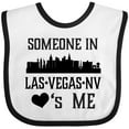 thumbnail image 3 of Inktastic Las Vegas Nevada Someone Loves Me Skyline Boys or Girls Baby Bib, 3 of 4