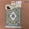thumbnail image 1 of Rectangular Persian Mini Rug Woven Rug Mouse Pad Carpet Tassel Mat Best Gift, 1 of 4