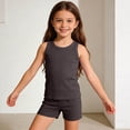 thumbnail image 5 of Diufon Girls Tank Tops Unisex Kids Summer Crewneck Sleeveless Shirts Casual Vest Top for Sport Dance Yoga, 5 of 9