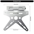 thumbnail image 3 of Uprgades License Plate Support Secure & Stylish Motorcycle License Plate Stand Upgrades for Motorcycles & Electric Bike, 3 of 5