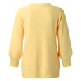 thumbnail image 7 of idosla Women's Cardigan Sweaters 2025 Fall Open Front Oversized Button V Neck Loose Soft Knit Outwear (Yellow, S), 7 of 7