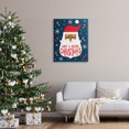 thumbnail image 2 of Have Merry Christmas Patterned Santa Holiday Graphic Art Gallery Wrapped Canvas Print Wall Art, 2 of 7