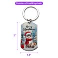 thumbnail image 5 of Merry Christmas Ragdoll Enjoys Catmas Winter Xmas Holiday Stainless Steel Keychain Cat Lover Kitten Owner Gifts Idea Collar Charm Tag Keyring - 02022, 5 of 5