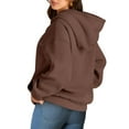thumbnail image 4 of Shine Up Hoodies for Women Fleece Hooded Sweatshirts Oversized Pullover Long Sleeve Ladies Tops with Pocket, 4 of 7