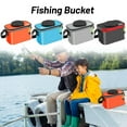 thumbnail image 2 of Fishing Bucket, Foldable & Portable Fishing Bait Storage, Fish Container with Hole, Aeration Live Bait Multi-Functional Fish, 2 of 7