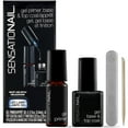SensatioNail Gel Primer, Base & Top Coat (Clear), 0.12 & 0.25 fl oz