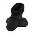 thumbnail image 2 of Slipper Snob - Mens Fleece Inner Memory Foam Ankle Booties Slippers with Fluffy Collar, 2 of 2