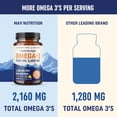 thumbnail image 4 of Suplemento de aceite de pescado Omega 3 de triple potencia de MAV Nutrition, 4 of 6