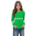 thumbnail image 5 of Kaemgyyd Toddler St. Patrick's Day Shirt Baby Boy Girl Cute Print Long Sleeve Tee Spring Crew Neck Green Casual Tops 3-14 Years, 5 of 5