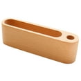 thumbnail image 1 of 1Pc Solid Wood Business Cards Holder Desk Note Cards Stand with Pen Holder Hole, 1 of 8