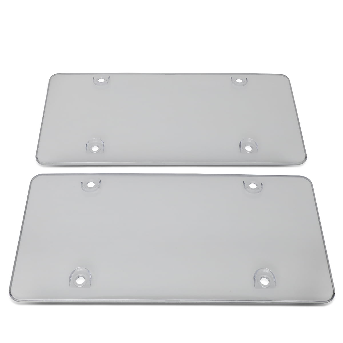 Pair Universal Heavy Duty Acrylic Bubble Style Vehicle Car License