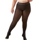 thumbnail image 2 of Leggings extragrandes de 300 g para mujer con forro polar y pantalones cortos de poliéster., 2 of 5