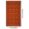 thumbnail image 1 of maskred Chocolate Mold Kitchen 24 Grid Baking Mould Cake Handmade Making Tray Mousse Jelly Sugarcraft Bakeware Color Random, 1 of 6