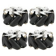 thumbnail image 1 of XingJian LLC Durable Steel Mecanum Wheels Set for Robot Car - 4pcs 48mm, 1 of 10