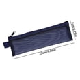 thumbnail image 3 of Bolsa portátil de malla con cremallera, organizador de papelería transparente de gran capacidad, bolsa multifuncional para cosméticos o monedas para viajes de oficina, 3 of 4