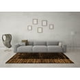 thumbnail image 3 of Ahgly Company Indoor Rectangle Abstract Orange Modern Area Rugs, 2' x 5', 3 of 4