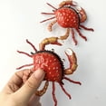 thumbnail image 3 of Shoreew Simulated Crab Refrigerator Magnet Movable Joints Realistic Home Office Kitchen Locker Fridge Magnetic 3D Crab Decoration Ornament, 3 of 6