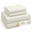 04 - Light Ivory-King, variant on King Size Sheet Setton Teal Green Percale Weave