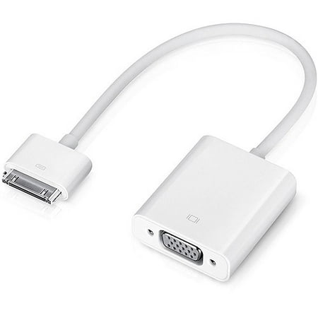 4XEM Apple 30 Pin to VGA Adapter For iPhone/iPod/iPad - Proprietary/VGA for Video Device, TV, Monitor, Projector, iPho