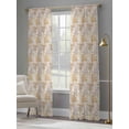 thumbnail image 3 of Shell Coastal Sheer Curtains 108 Inch Length 2 Panels Set, Vintage Ocean Starfish Seaside Voile Window Treatment Semi Sheer Long Curtains Drapes for Bedroom/Living Room/Kitchen 52"x108"x2, 3 of 7