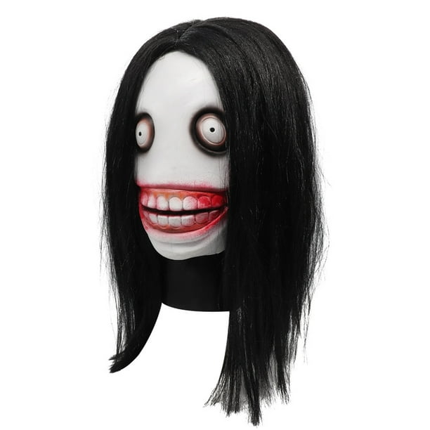 Scary Jeff Mask Halloween Full Headpiece Horror Killer Latex Party  Decoration Props