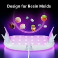 thumbnail image 3 of Resin UV Light,Support Function Molds Diy Dual Support Function Portable Lamp 365 395nm Dual Resin Molds Resin Uv Portable Resin Uv Decor Dual 365 395nm Resin 24w Uv Diy Craft Decor 395nm Uv, 3 of 7