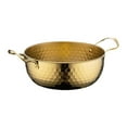 thumbnail image 4 of Baoblaze Korea Ramen Pot Double Ear Noodles Cooking Pot for Camping Restaurant Picnic Gold 18cm, 4 of 8