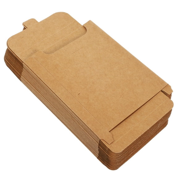GOOHOCHY 20pcs Kraft Paper Boxes For Cards Small Business Packaging Party Favors And Stationery Storage Greeting Card Shipping Boxes