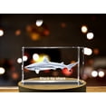thumbnail image 4 of Striking 3D Engraved Crystal | Blacktip Shark, 4 of 7