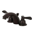 thumbnail image 1 of Kingston Brass KB955NFL Traditional Mini-Widespread Lavatory Faucet - Oil Rubbed Bronze, 1 of 1