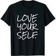 thumbnail image 1 of Camiseta de Tirantes con Diseño de BTS Love Yourself en Negro para Mujer, 1 of 5
