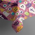 thumbnail image 4 of Halloween Cute Icons on Pink Pattern Rectangle Tablecloth 60"x102",Waterproof Polyester Rectangle Table Cloth, Wipeable Spillproof Polyester Tablecloth for Dining, Camping, Indoor and Outdoor, 4 of 6