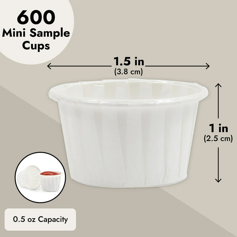 360 Sets - 4 oz] Plastic Portion Cups with Lids, 4 oz Plastic