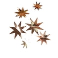 thumbnail image 1 of Matsuzay 1 Juego de decoraciones colgantes de estrellas, colgante de estrellas simples, suministros para fiestas, adornos navideños, accesorios Kits de decoración para fiestas Color champagne, 1 of 6